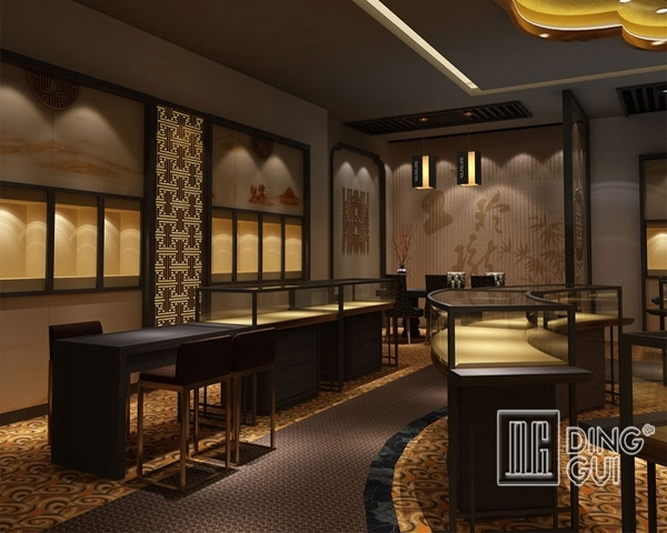 DG Showcase custom jewelry store display showcase Professional manufactured retail 1