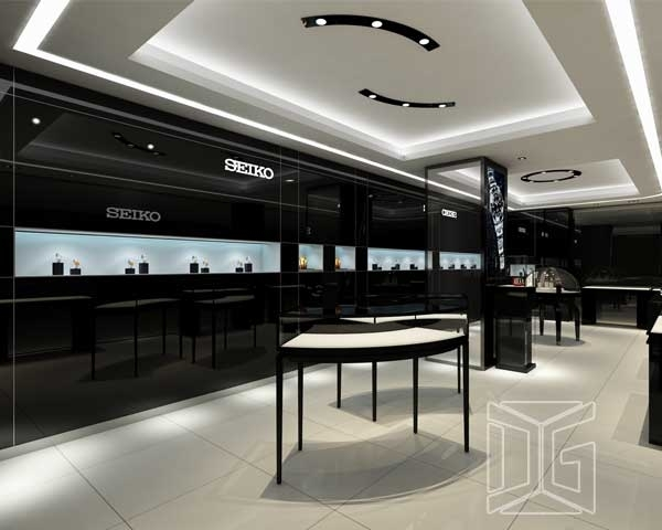 Moderný vysoko kvalitný vitrínny pult pre klenotníctvo DG na predaj 1