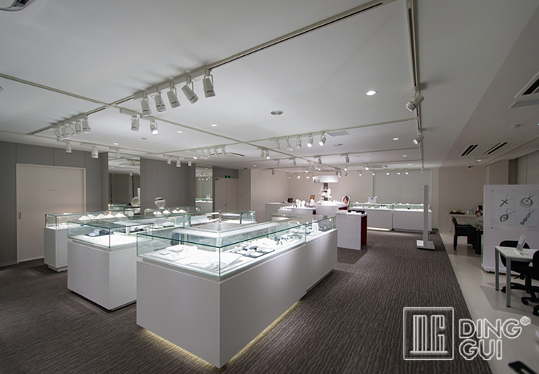 DG Showcase tilpasset smykkebutik display showcase til salg 5