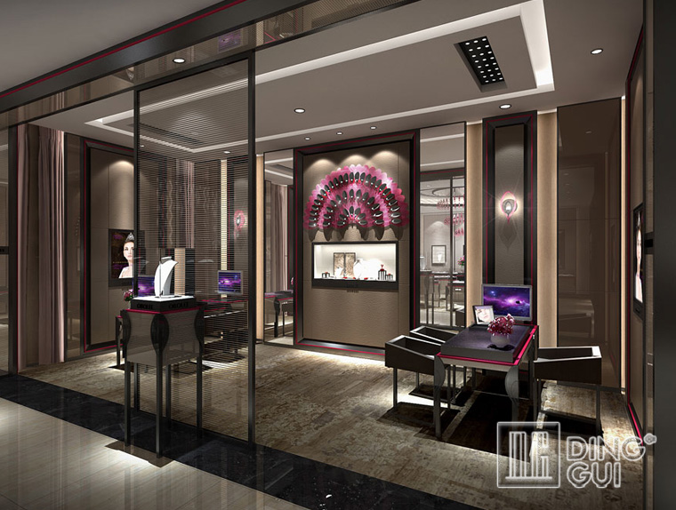 DG Showcase Moderne smykkedisplay luksusskabe tilpasset detailhandel 5