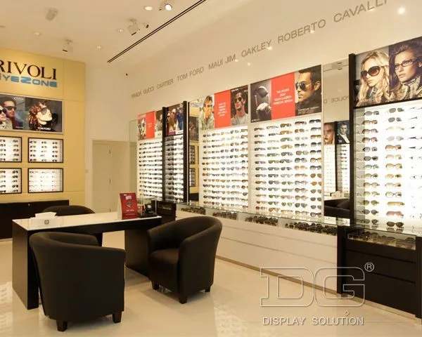 DG Showcase Modern Style Optical Store Displays Interior Design Showcase 1