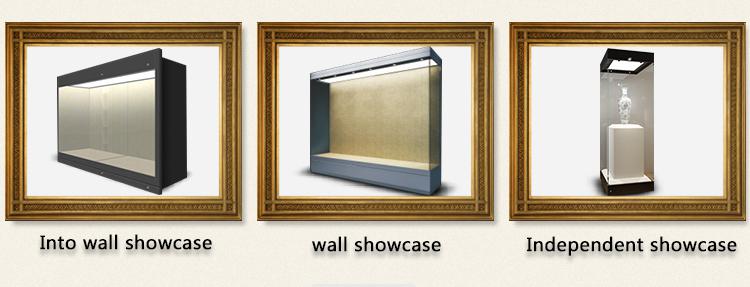 DG Showcase Custom Museum Exhibit Case Antique Display Showcase Attractive Design 6