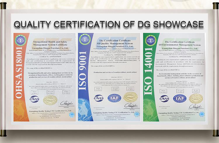 DG Showcase Custom Museum Exhibit Case Antique Display Showcase Attractive Design 15