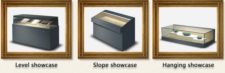 DG Showcase Custom Museum Exhibit Case Antique Display Showcase Attractive Design 5