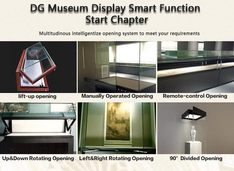 DG Showcase Custom Museum Exhibit Case Antique Display Showcase Attractive Design 13