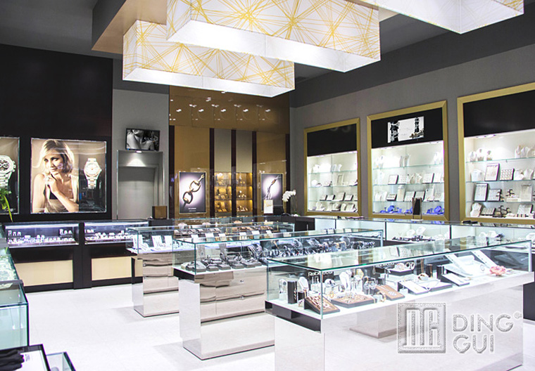 DG Showcase glass display cabinet showcase for jewelry shop fashion design 4