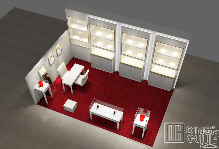 DG Showcase New fashion retail jewelry display showcase for sale 5