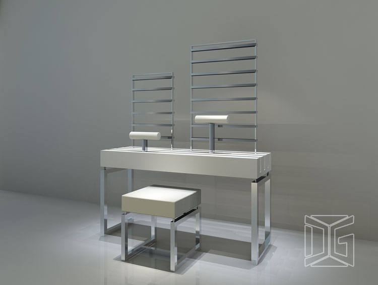  Retail Metal Jewelry Display Gondola 