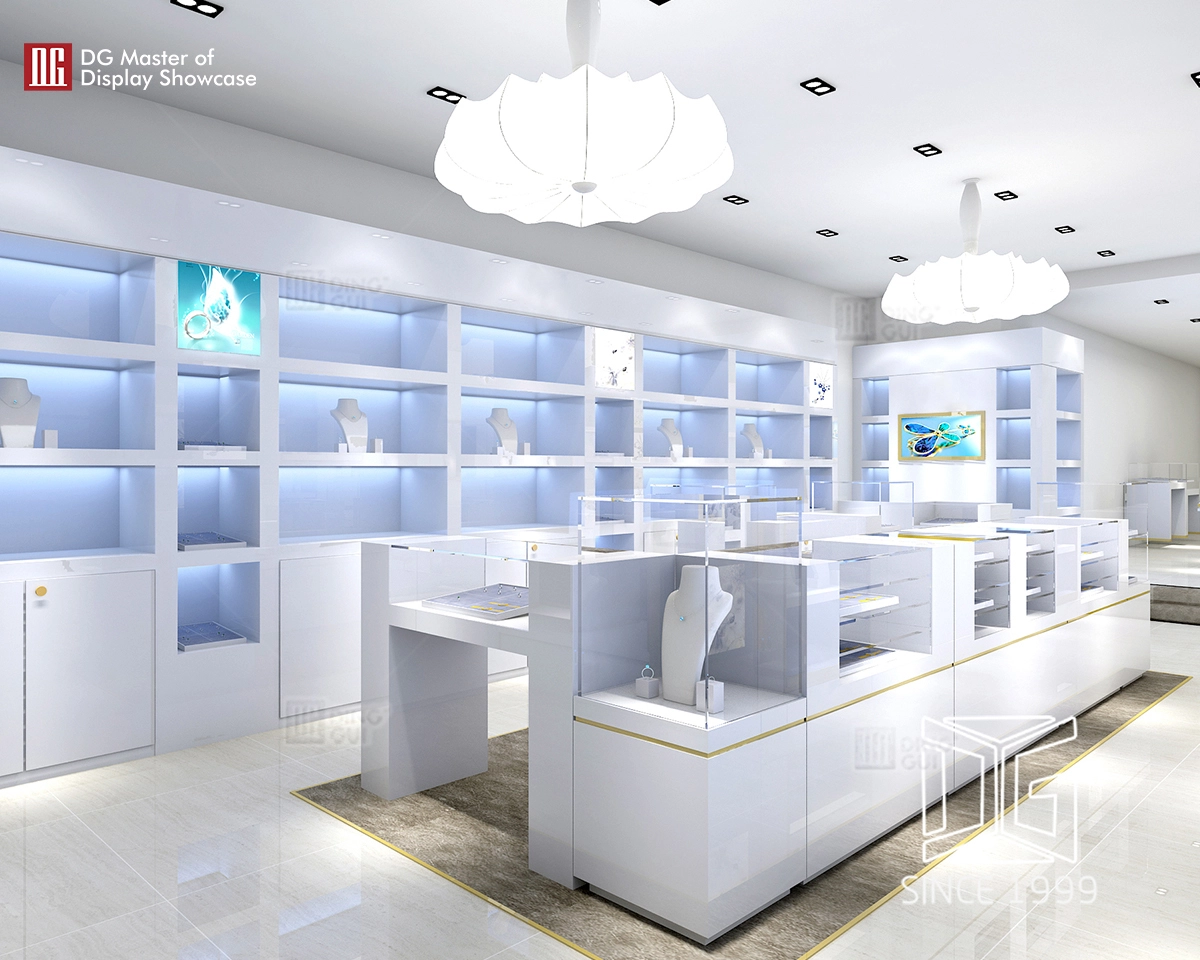 DG Showcase Custom Jewelry Display Furniture Showcase in Shopping Mall 1