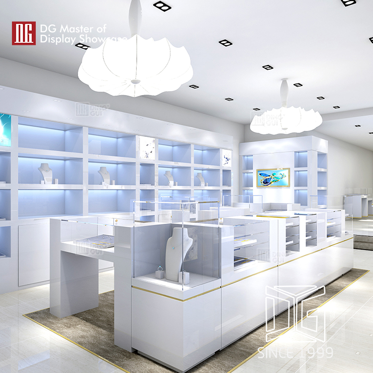 DG Showcase Custom Jewelry Display Furniture Showcase in Shopping Mall 7