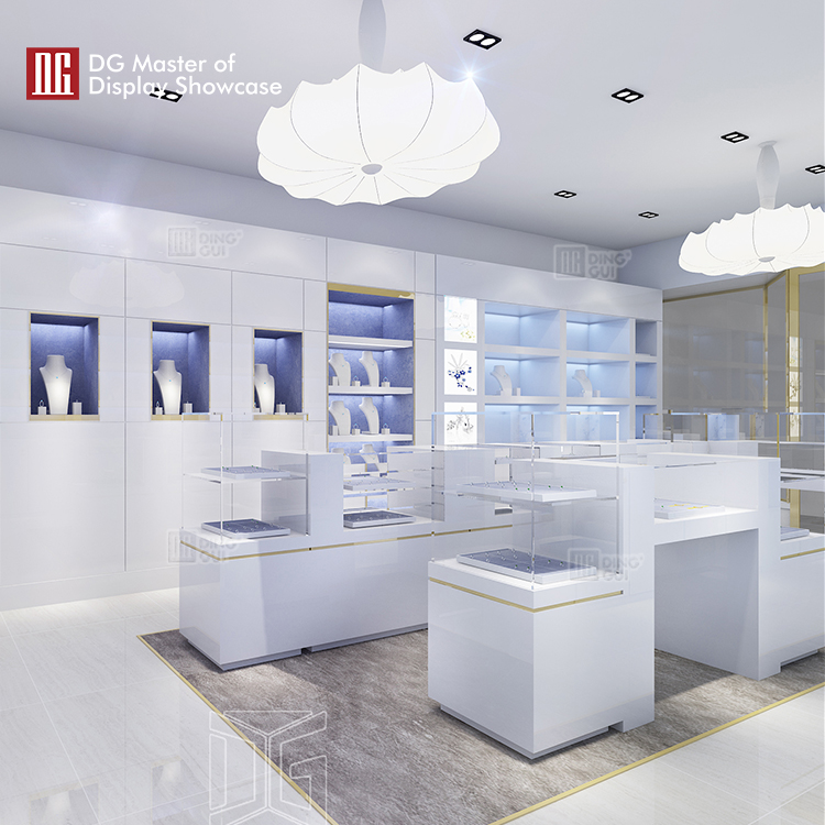 DG Showcase Custom Jewelry Display Furniture Showcase in Shopping Mall 9