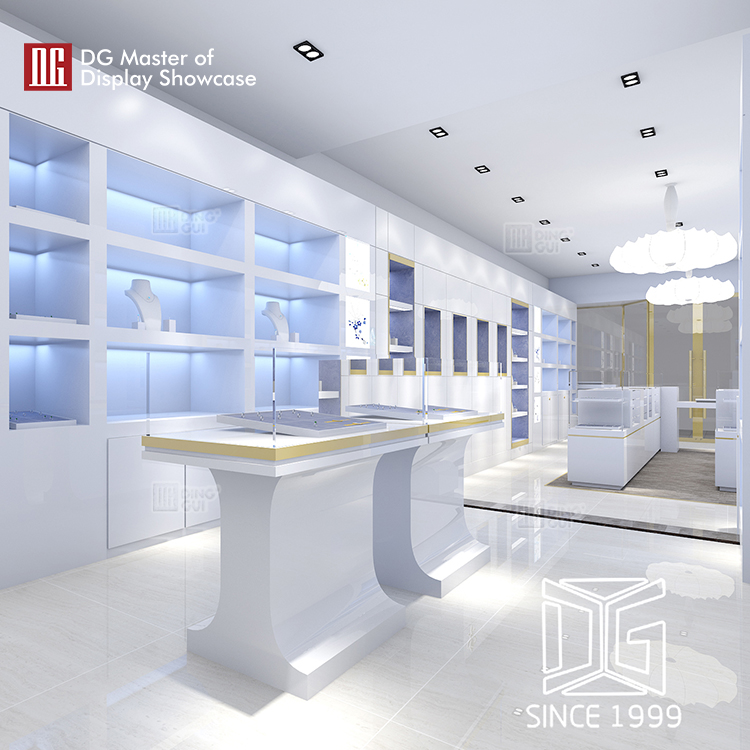 DG Showcase Custom Jewelry Display Furniture Showcase in Shopping Mall 8