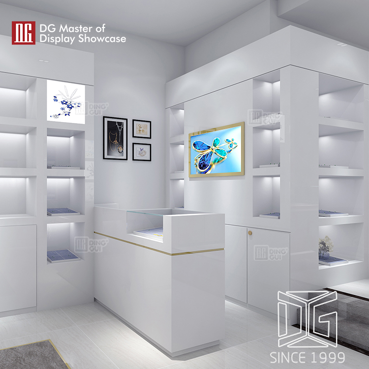 DG Showcase Custom Jewelry Display Furniture Showcase in Shopping Mall 10