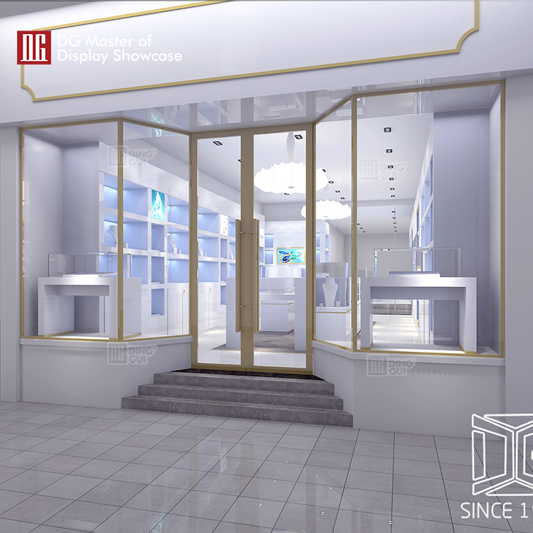 DG Showcase Custom Jewelry Display Furniture Showcase in Shopping Mall 11