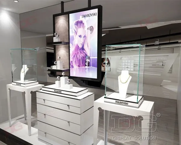 DG Showcase ဖန်စီလက်ဝတ်ရတနာဆိုင်ရှိုးကေ့စ် High End လက်ဝတ်ရတနာဆိုင်ဒီဇိုင်း 1