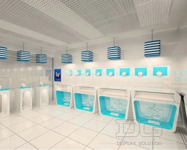 DG Showcase Negozio di gioielli di alta moda Vetrina Decorazione per negozi di gioielli 1