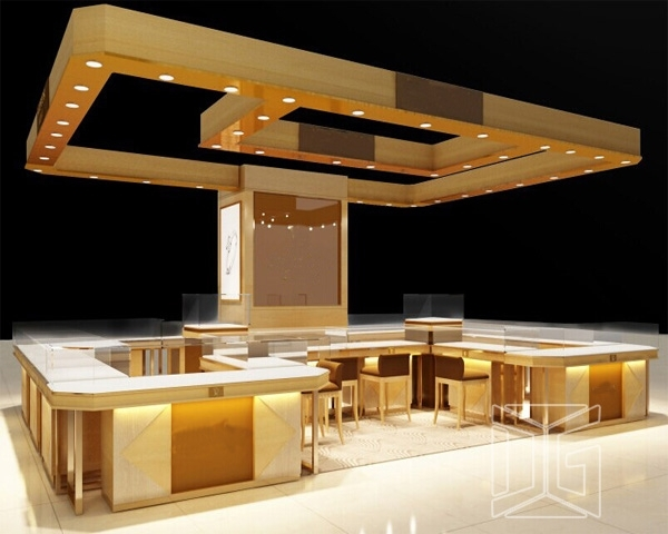 DG Showcase De-kalidad na Alahas Display Showcase Elegant na Disenyo na Ipinagbibili 1