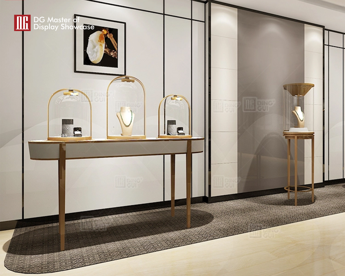 DG Showcase Luksus Smykkebutik Counter Vitrine Møbler vitrineskab butik showcase design 10