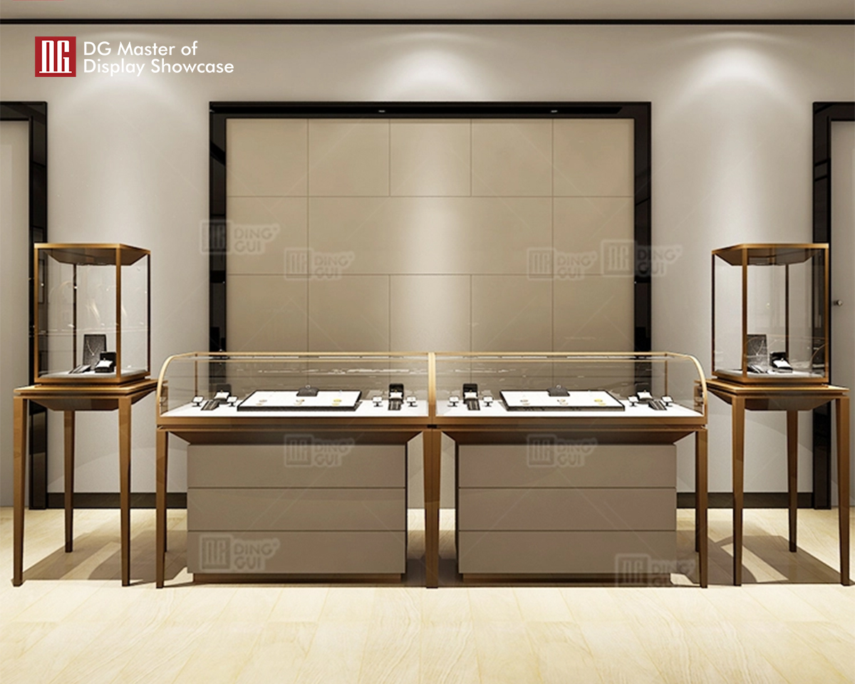 DG Showcase Luksus Smykkebutik Counter Vitrine Møbler vitrineskab butik showcase design 9