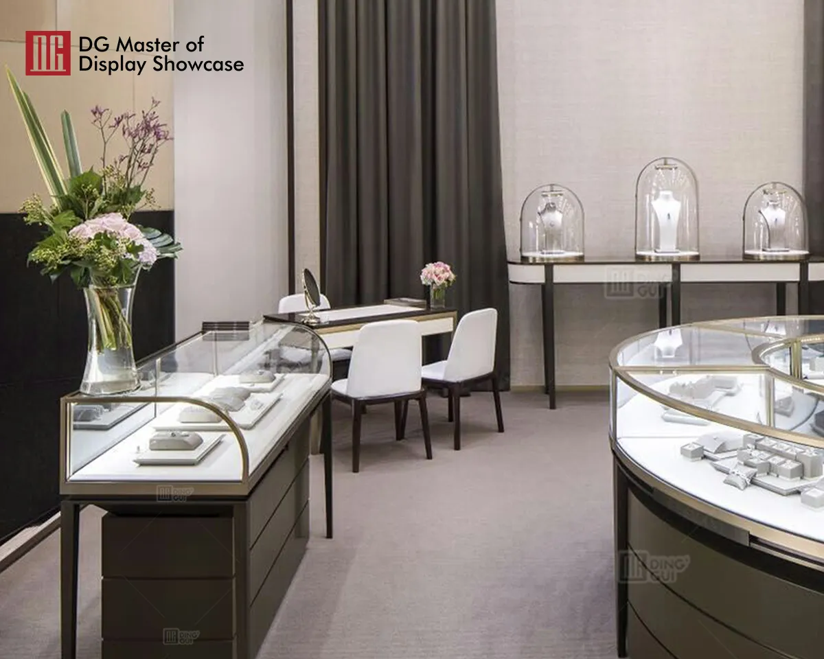 Custom wholesale jewelry display cases supplier Manufacturer | DG Display Showcase 6