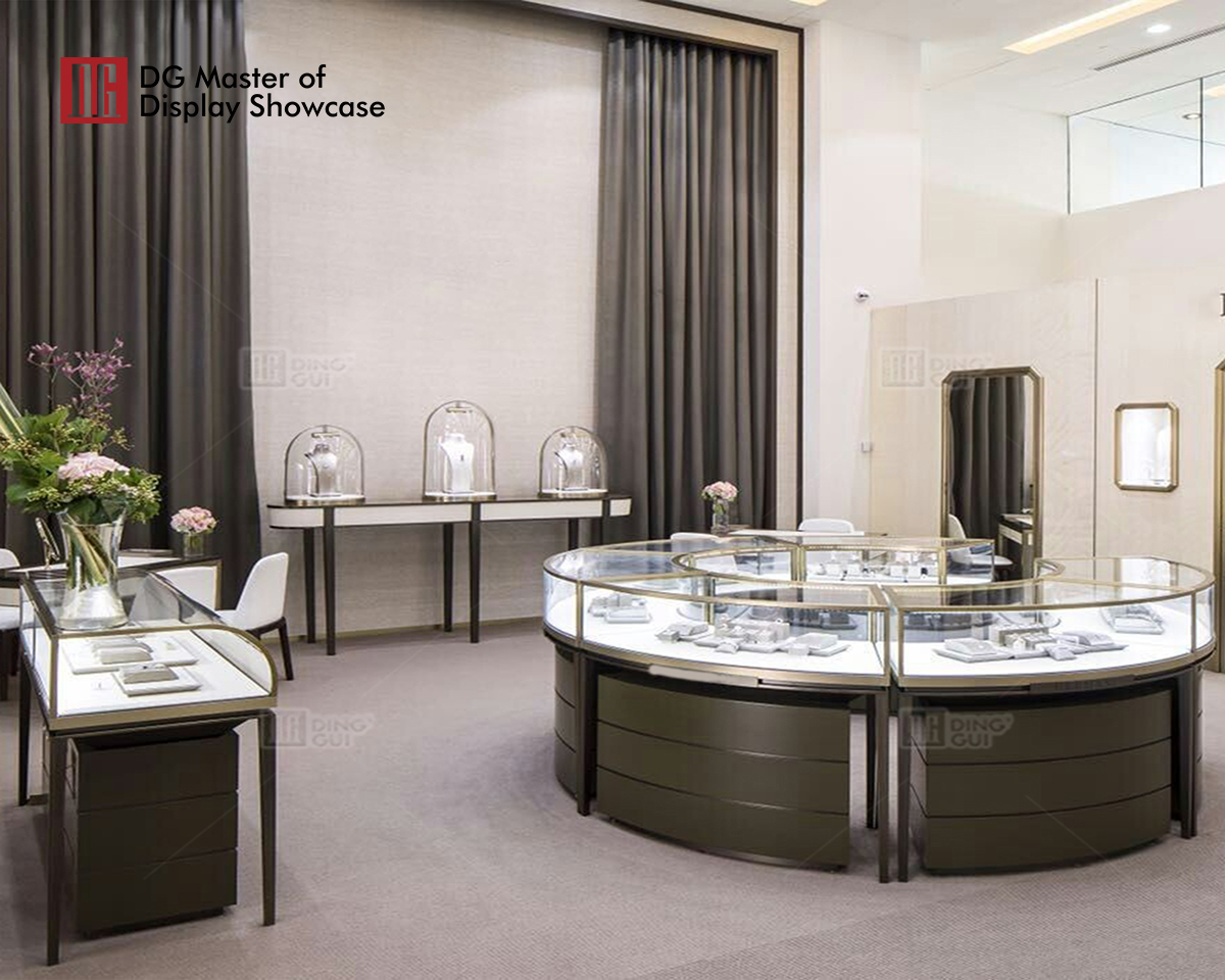 Custom wholesale jewelry display cases supplier Manufacturer | DG Display Showcase 7