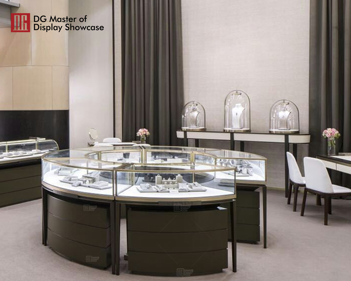 Custom wholesale jewelry display cases supplier Manufacturer | DG Display Showcase 9