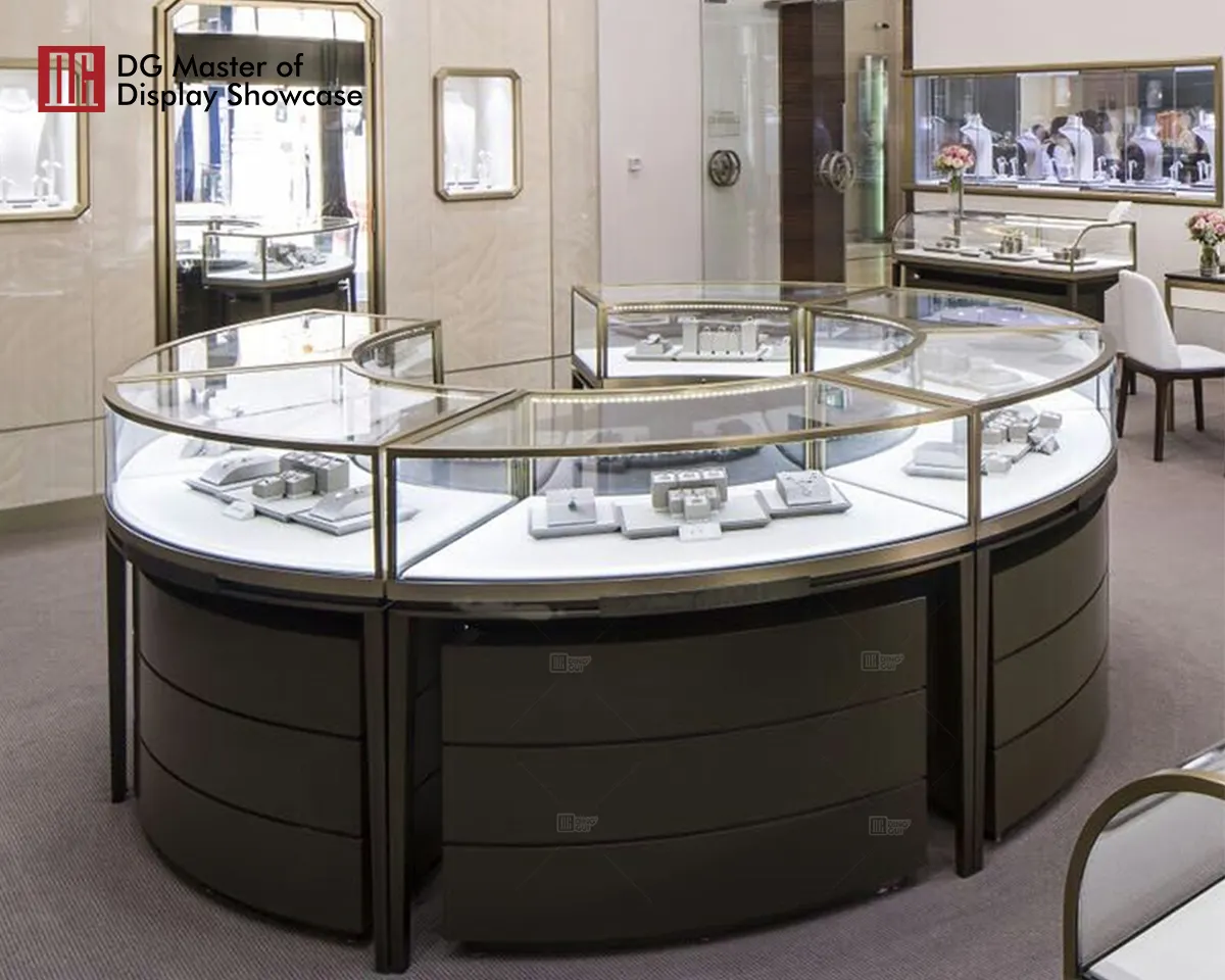 Custom wholesale jewelry display cases supplier Manufacturer | DG Display Showcase 4