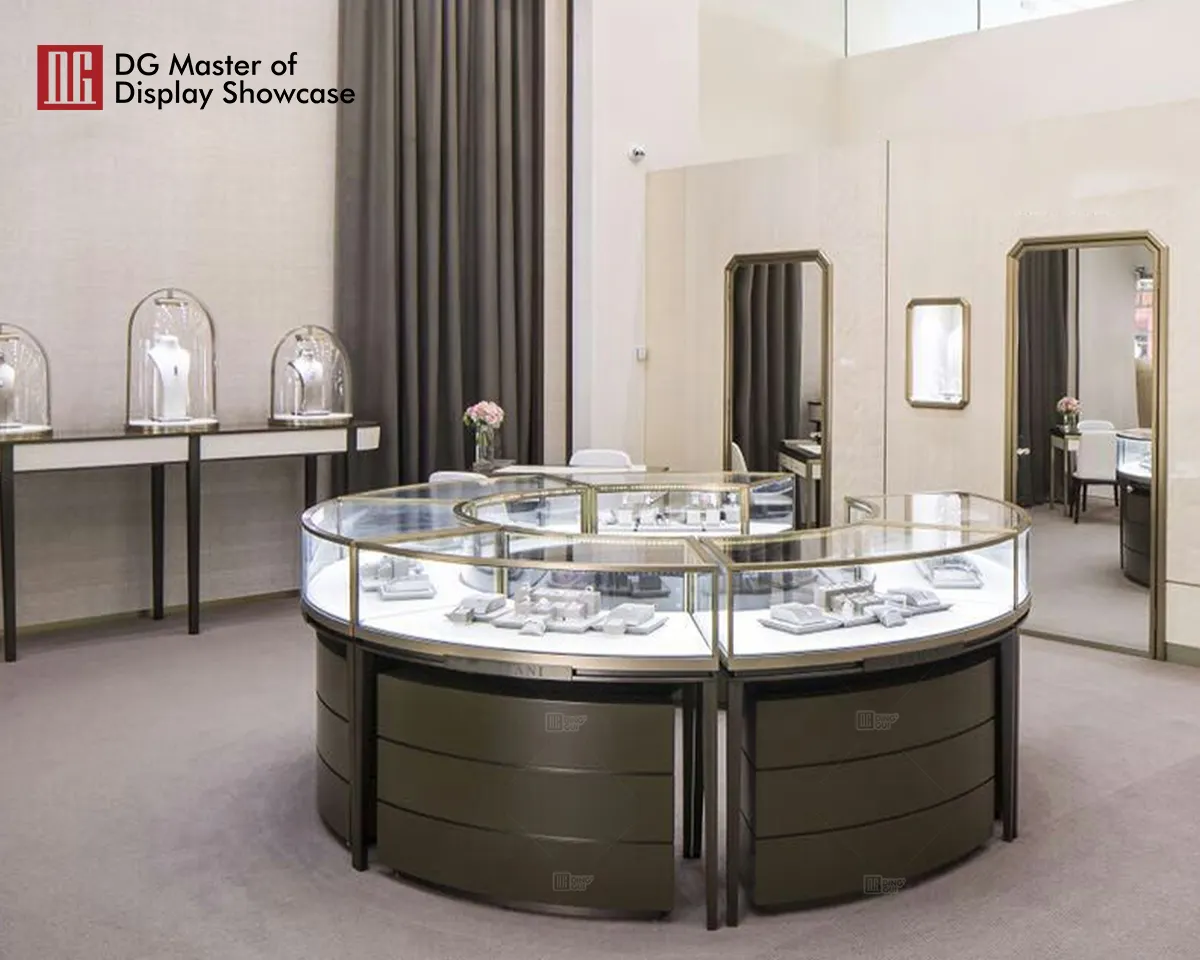 Custom wholesale jewelry display cases supplier Manufacturer | DG Display Showcase 3