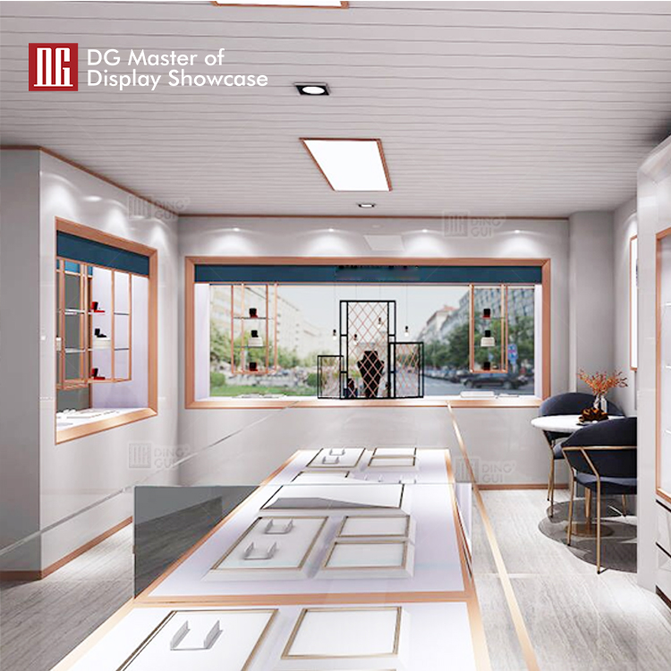 top jewellery showroom designs manufacturer | DG Display Showcase 6