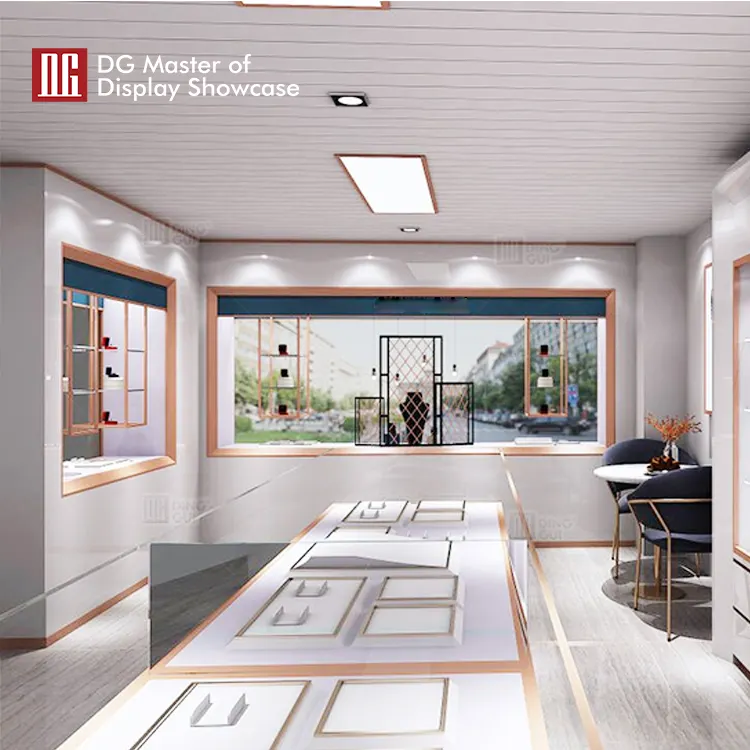 top jewellery showroom designs manufacturer | DG Display Showcase 2