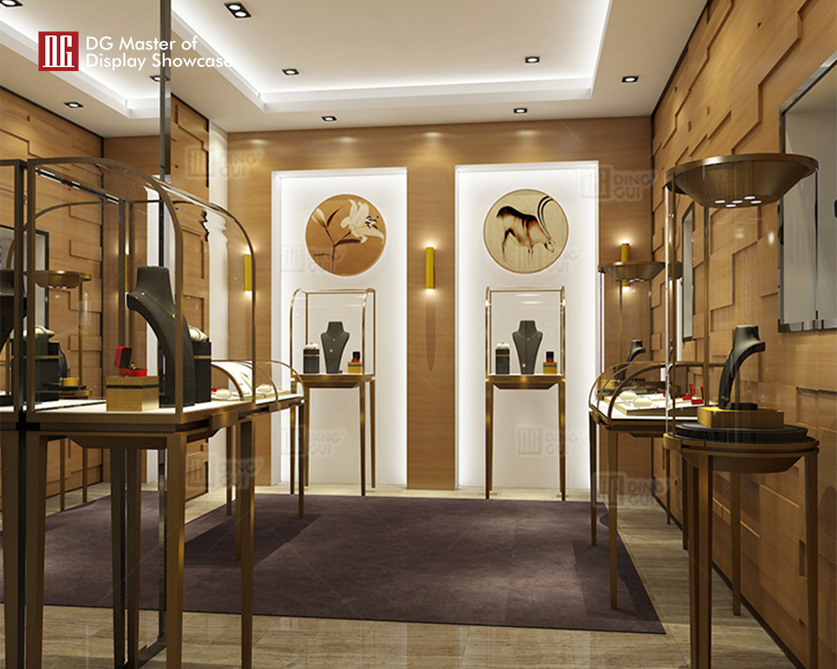 Προθήκη Γενικής Διεύθυνσης Υψηλής Ποιότητας Κοσμήματα Προθήκες από Κατασκευαστή μετριασμένο γυαλί Πολυτελή Κοσμήματα Προθήκες Ευφυές Σύστημα 7