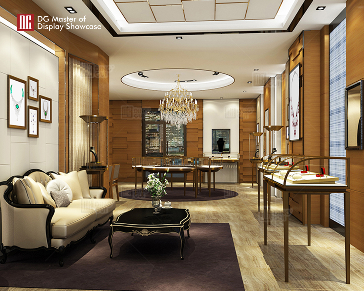 Προθήκη Γενικής Διεύθυνσης Υψηλής Ποιότητας Κοσμήματα Προθήκες από Κατασκευαστή μετριασμένο γυαλί Πολυτελή Κοσμήματα Προθήκες Ευφυές Σύστημα 10