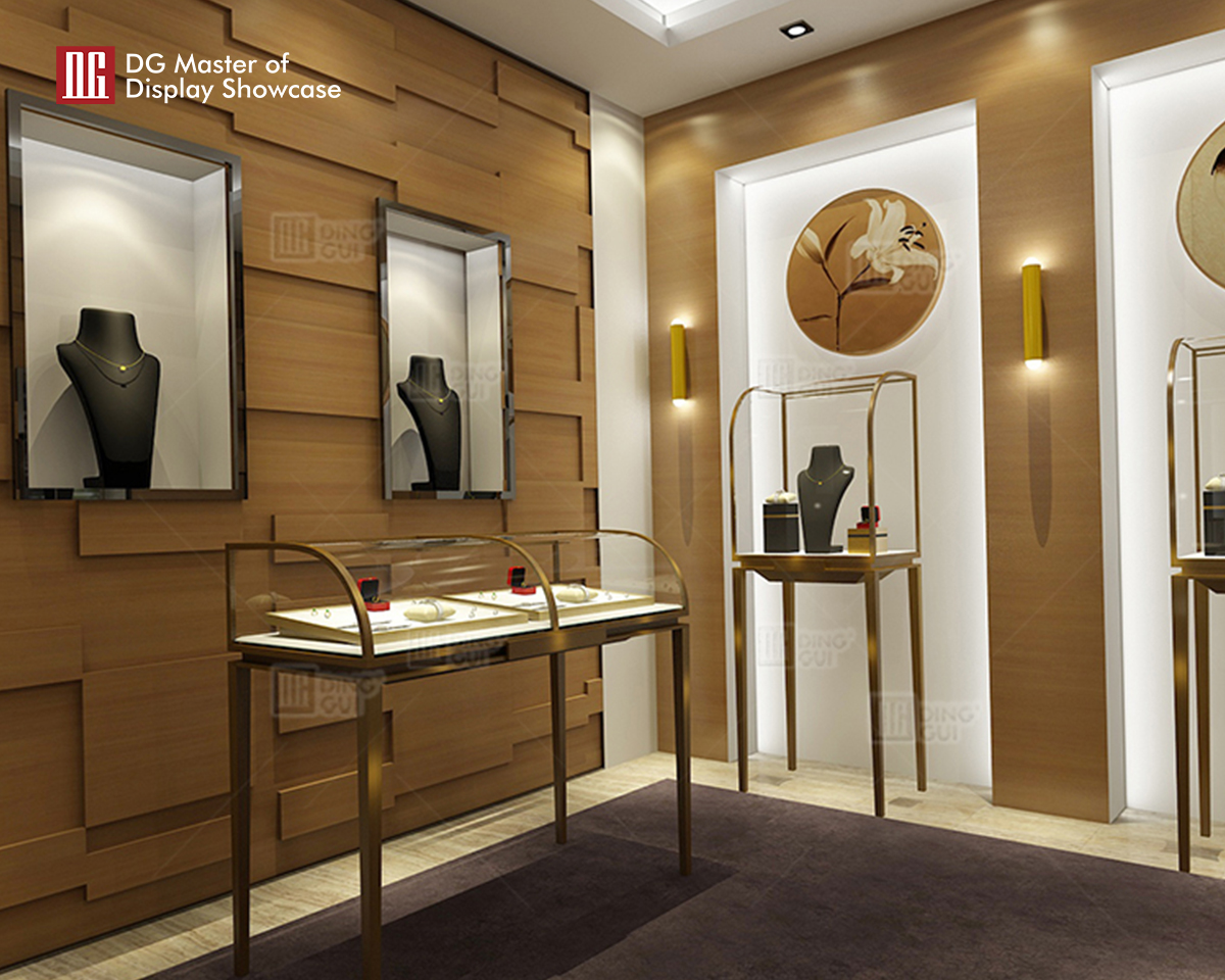 Προθήκη Γενικής Διεύθυνσης Υψηλής Ποιότητας Κοσμήματα Προθήκες από Κατασκευαστή μετριασμένο γυαλί Πολυτελή Κοσμήματα Προθήκες Ευφυές Σύστημα 9