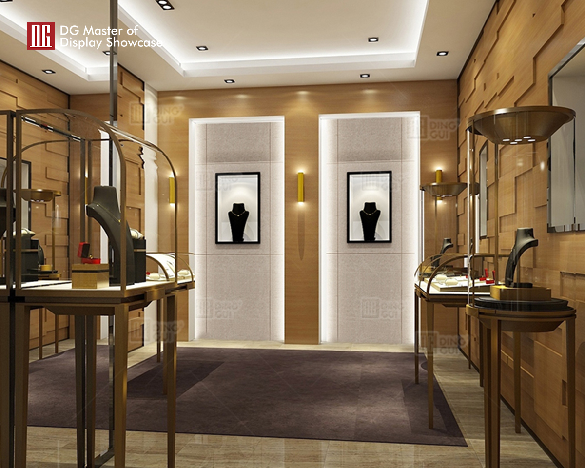 Προθήκη Γενικής Διεύθυνσης Υψηλής Ποιότητας Κοσμήματα Προθήκες από Κατασκευαστή μετριασμένο γυαλί Πολυτελή Κοσμήματα Προθήκες Ευφυές Σύστημα 8