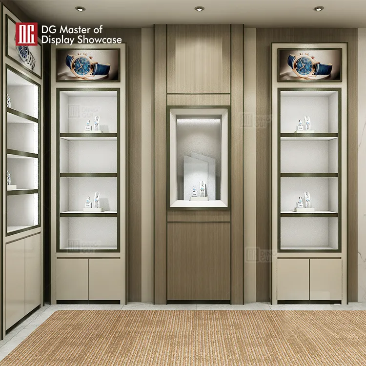 Custom modern jewellery showroom design design solution Manufacturer | DG Display Showcase1 4