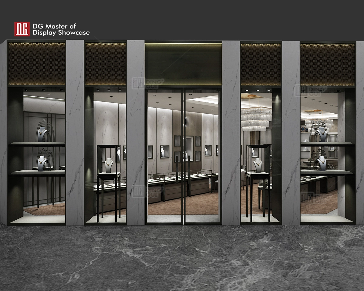 DG Showcase Hot Selling Luxury Jewellery Counter Design for Jewelry Shop display 1