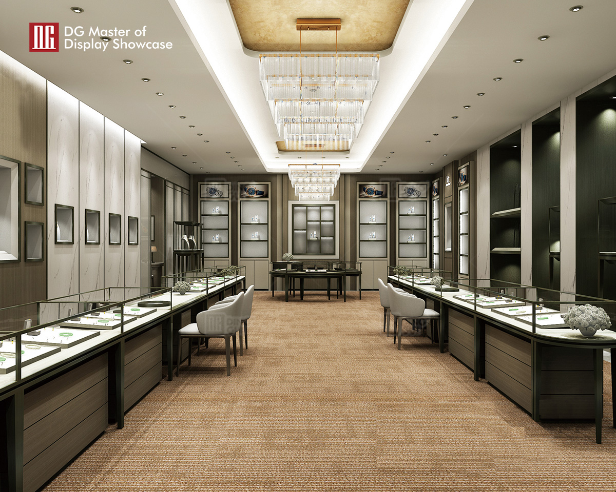 DG Showcase Hot Selling Luxury Jewellery Counter Design for Jewelry Shop display 7