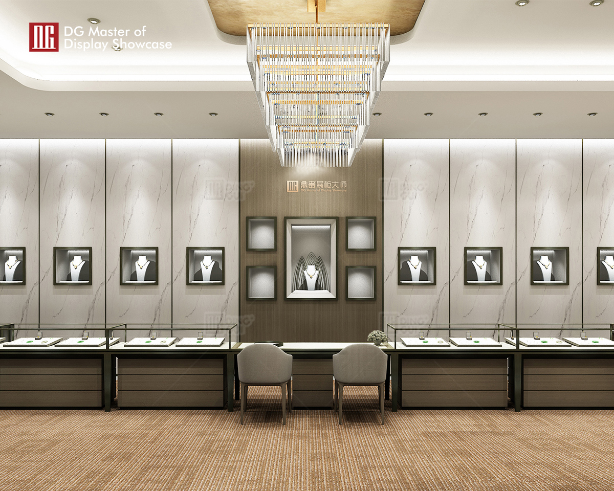 DG Showcase Hot Selling Luxury Jewellery Counter Design for Jewelry Shop display 8