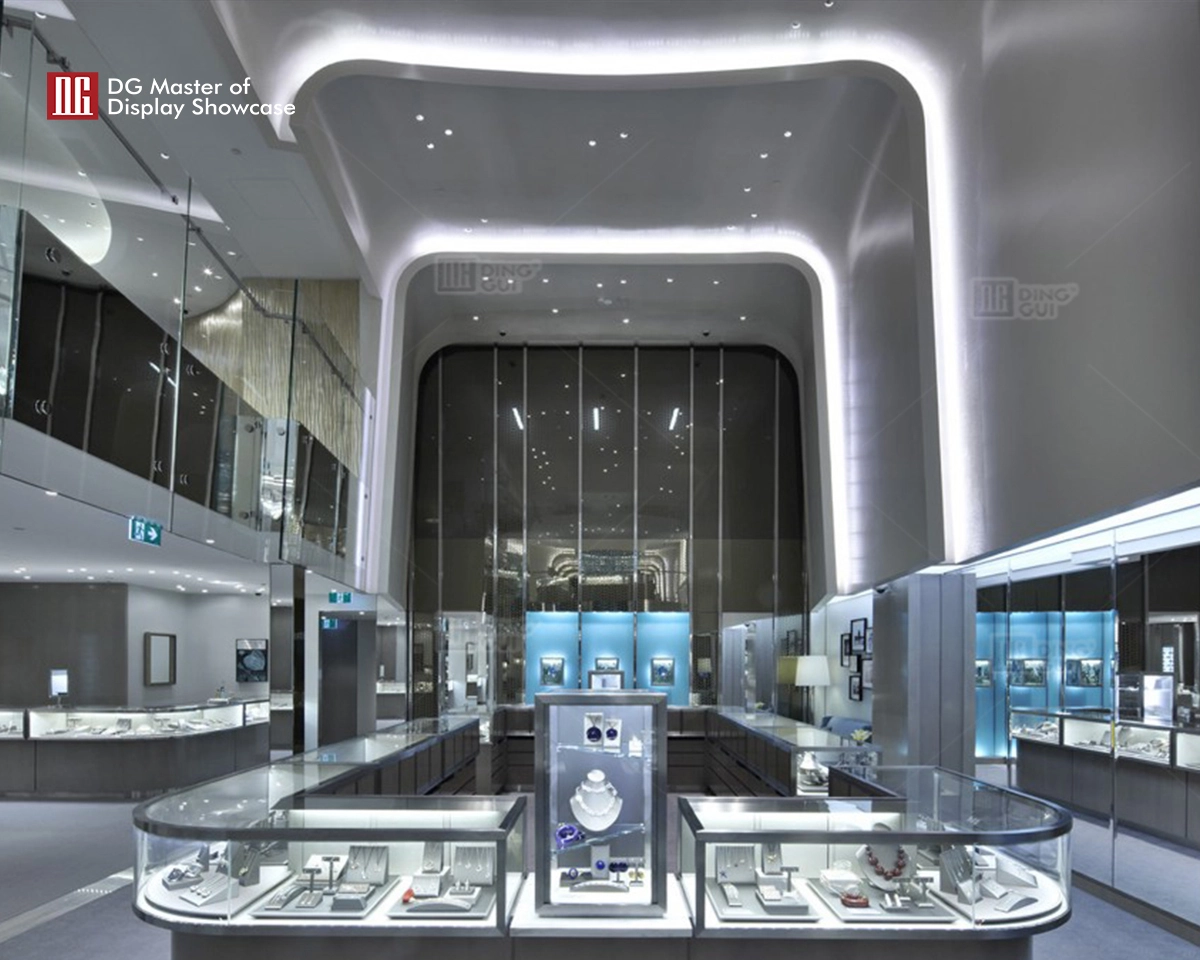 DG Showcase High end luxury jewelry display counter modern design showcase 1
