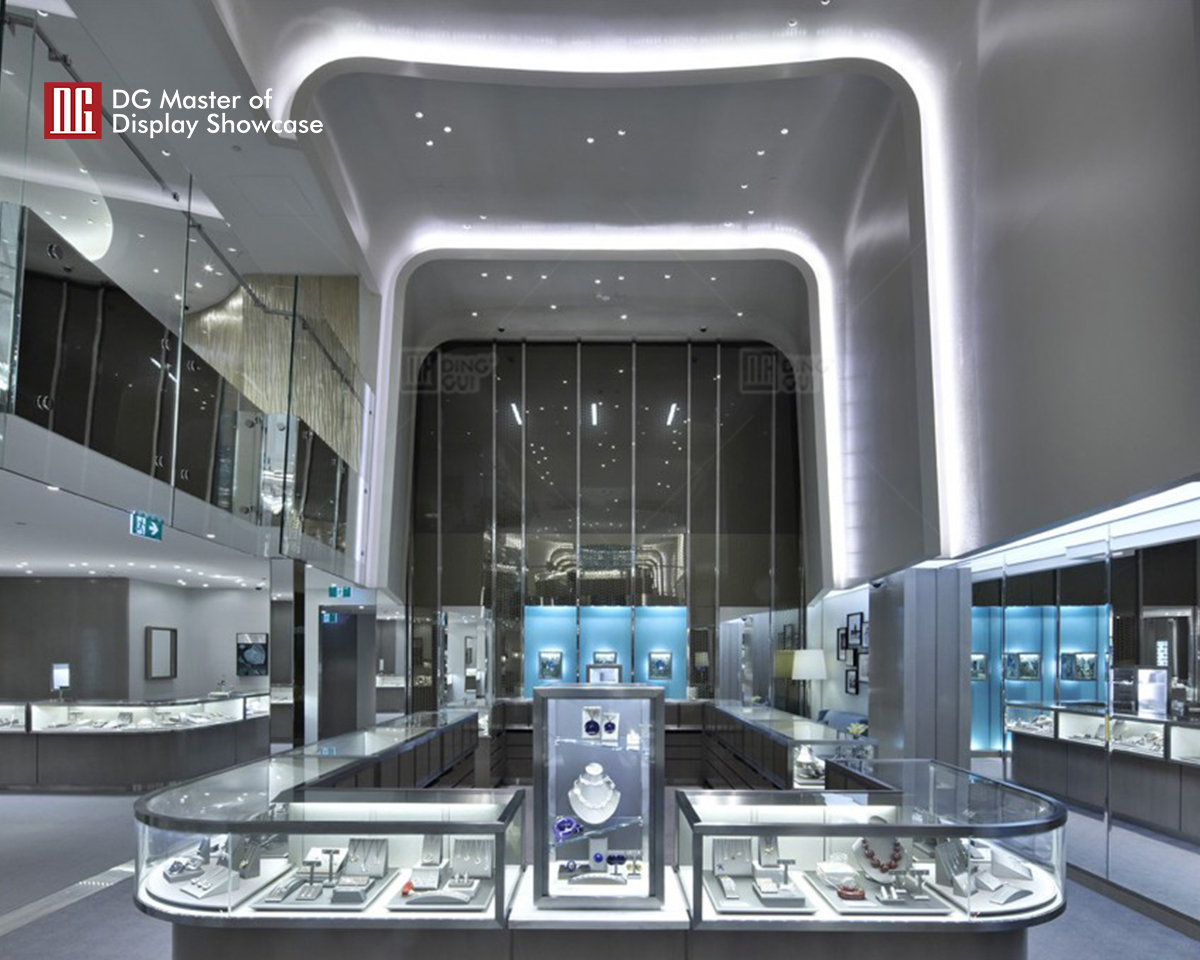 DG Showcase High end luxury jewelry display counter modern design showcase 6