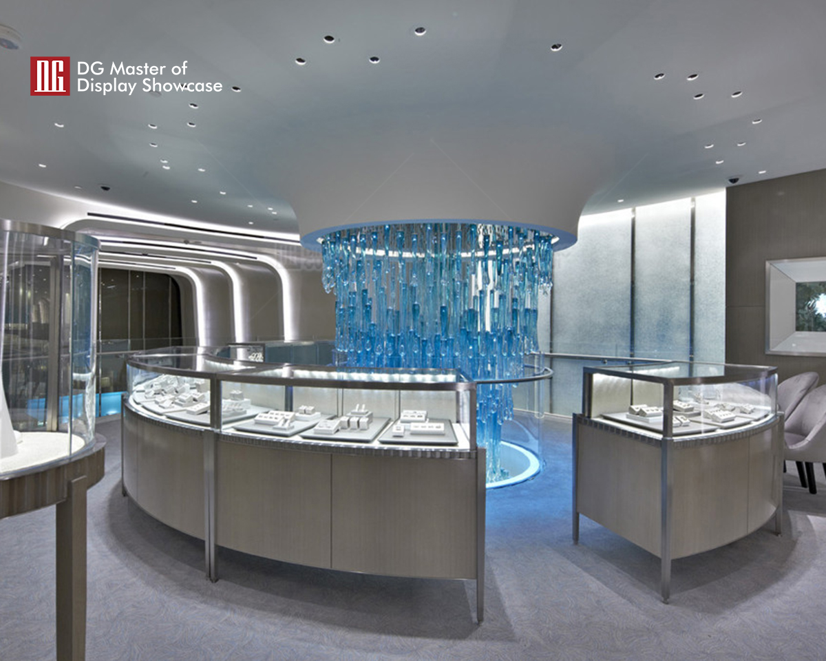 DG Showcase High end luxury jewelry display counter modern design showcase 8