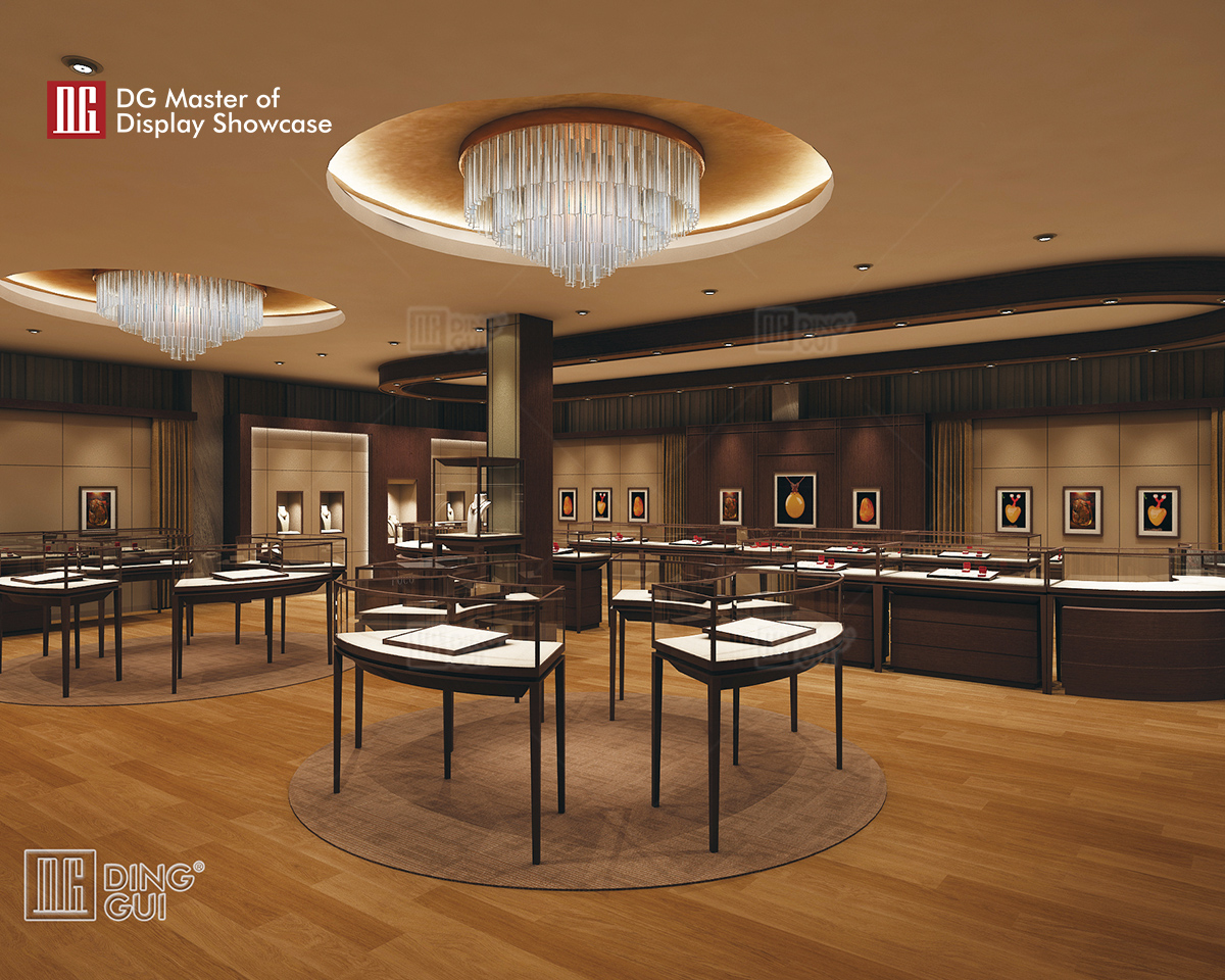 DG showcase high-end luxury jewelry display cabinet display case shopping mall pampalamuti 6