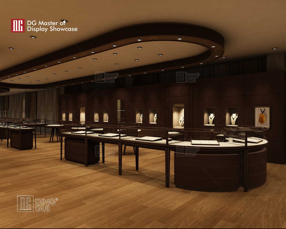 DG showcase high-end luxury jewelry display cabinet display case shopping mall pampalamuti 8