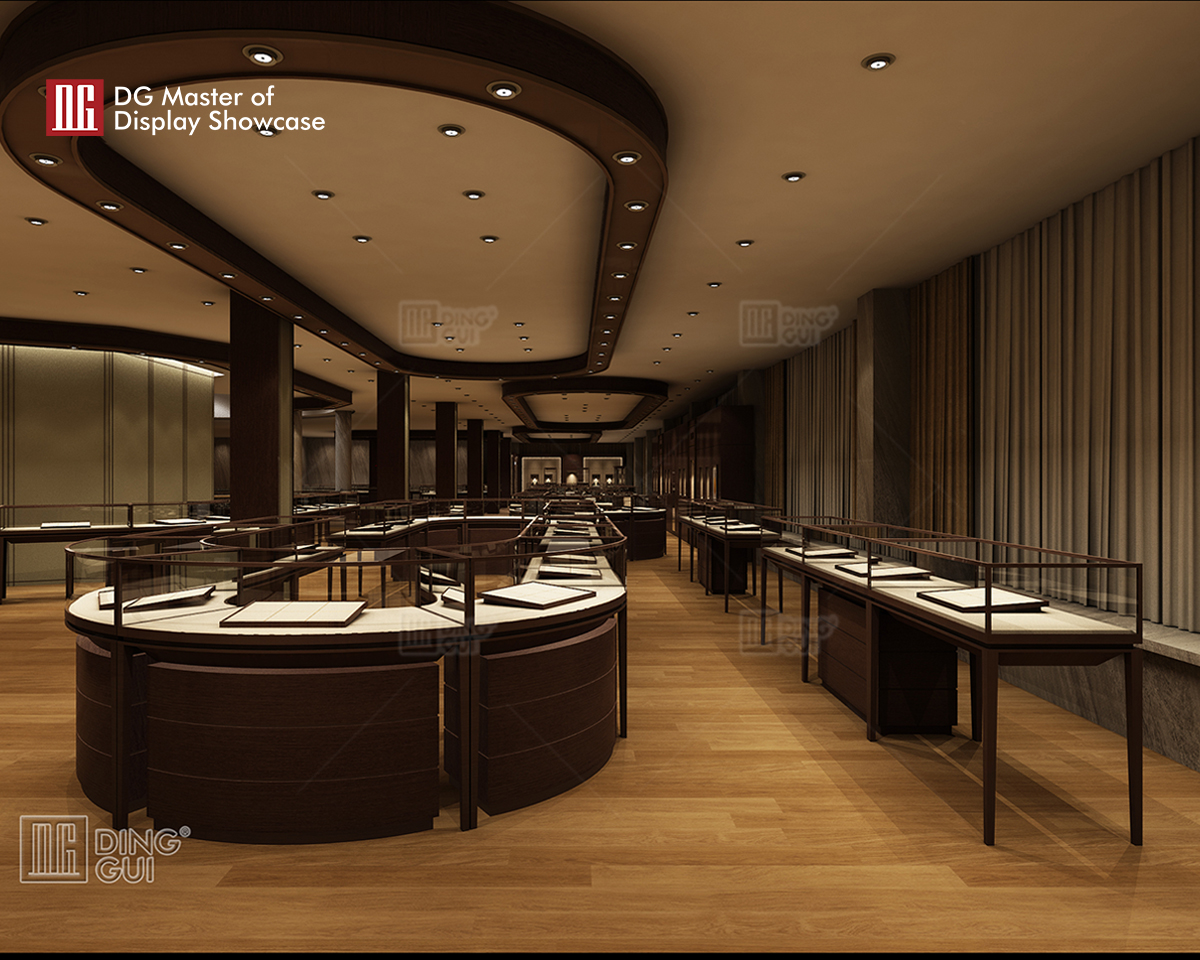 DG showcase high-end luxury jewelry display cabinet display case shopping mall pampalamuti 7