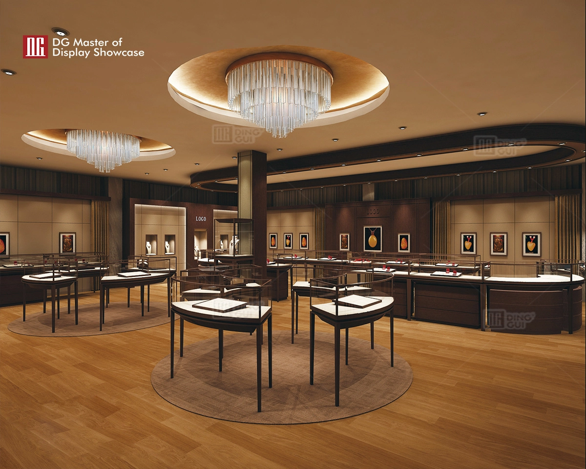 DG showcase high-end luxury jewelry display cabinet display case shopping mall pampalamuti 1