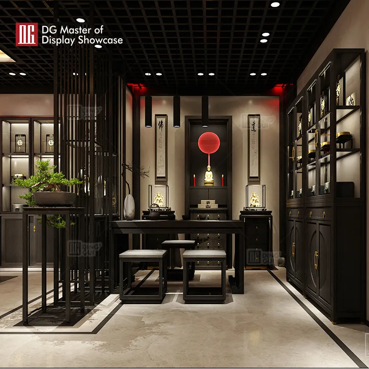 gold showroom decoration at Wholesale Prices | DG Display Showcase 4