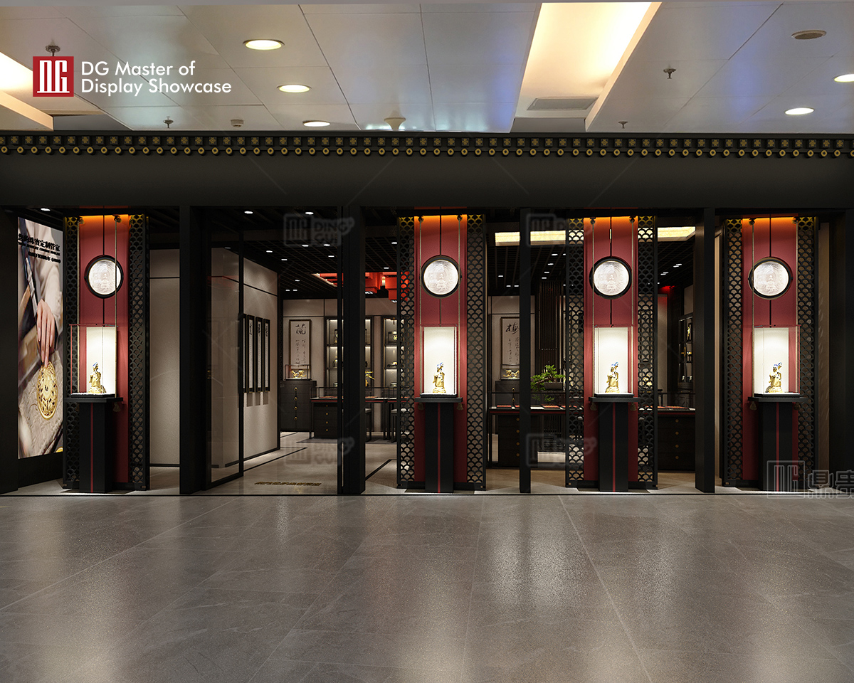 DG Showcase vitrum ornamentorum ad usum singularem, fabricator armariorum ornamentorum luxuriosorum summae qualitatis. 6