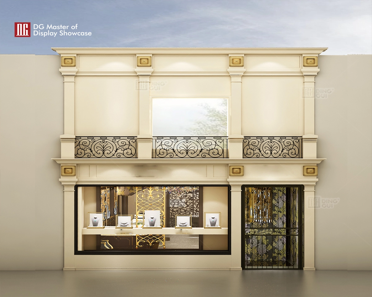 DG Showcase high-end luxury jewelry display cabinet quality counter showcase From China 1