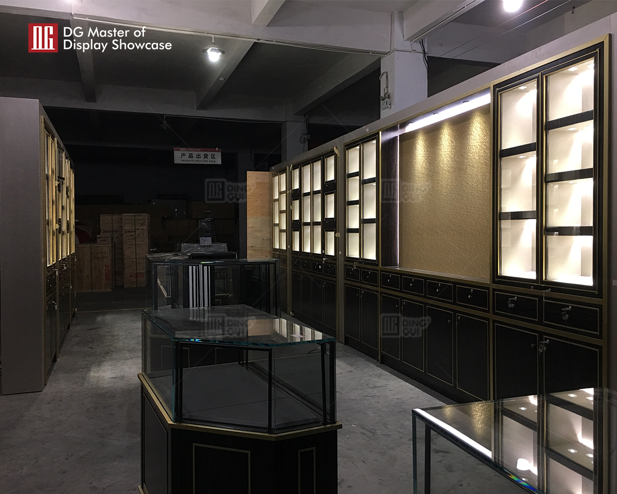 DG Showcase high-end luxury jewelry display cabinet quality counter showcase From China 9