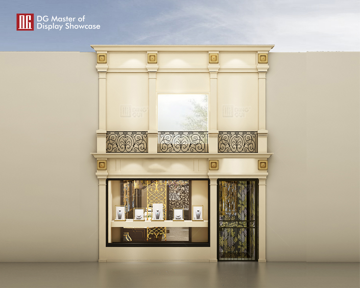 DG Showcase high-end luxury jewelry display cabinet quality counter showcase From China 6